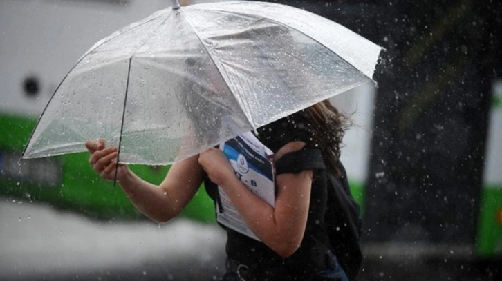 Şemsiyeleri hazırlayın! Meteoroloji uyardı, 5 bölgeye gök gürültülü sağanak yağış geliyor