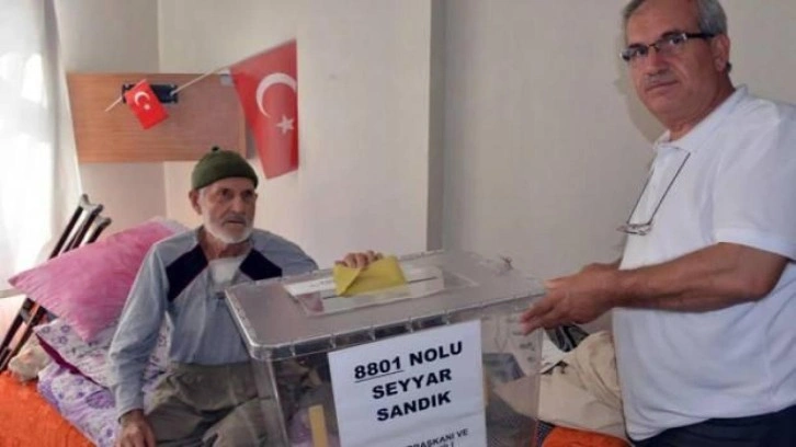 Seyyar sandıklarda oy kullanabilmek için başvurular yarın başlıyor