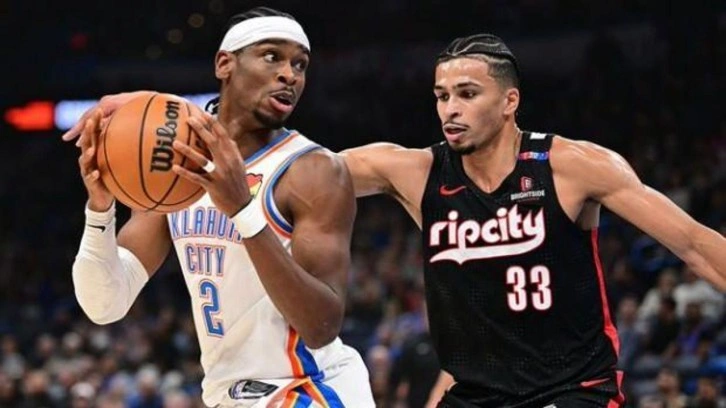 Shai Gilgeous-Alexander alev aldı! NBA'de Thunder, Blazers'a rahat geçti