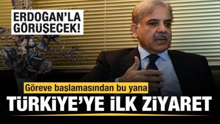 Shehbaz Sharif, Türkiye’ye geliyor! Başkan Erdoğan'la görüşecek