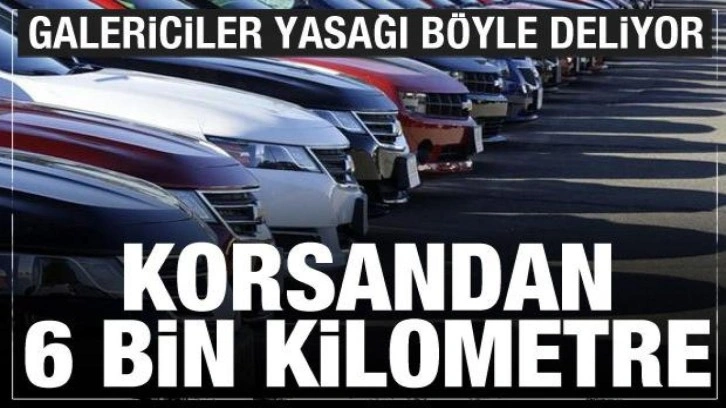 Sıfır araçlardaki kilometre şartına korsan çözüm