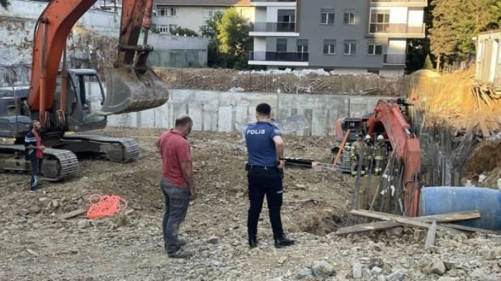 Şişli'de inşaatın temelinde toprak altında kalan 2 işçi kurtarıldı