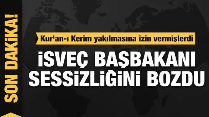 Skandal karar sonrası İsveç Başbakanı'ndan ilk açıklama