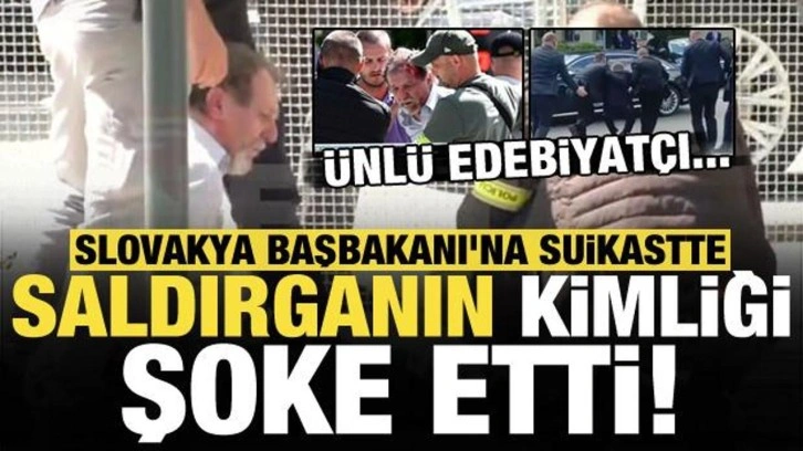 Slovakya Başbakanı'na suikastte saldırganın kimliği şoke etti: Ünlü edebiyatçı...