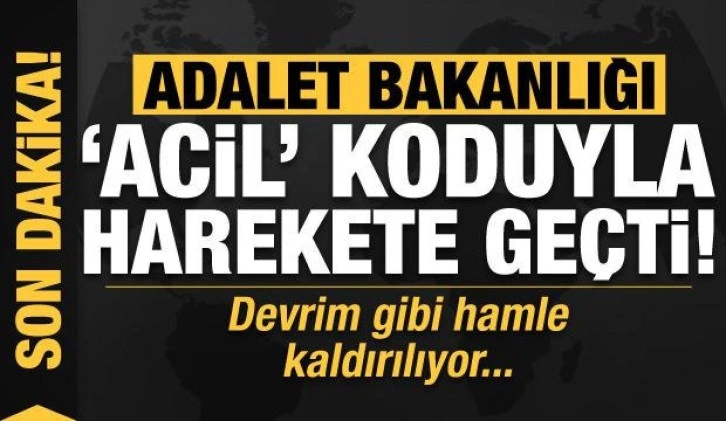 Son dakika: Adalet Bakanlığı 'acil' koduyla harekete geçti! İyi hal indirimi kalkıyor...