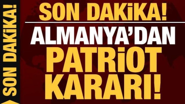 Son dakika: Almanya Ukrayna'ya Patriot verecek!