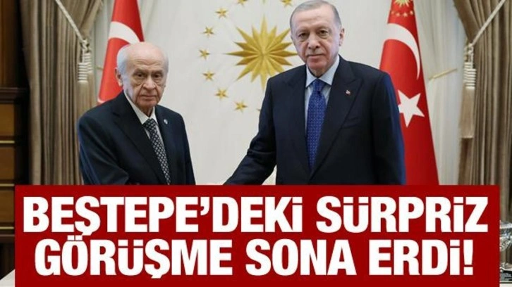 Son Dakika: Beştepe'deki sürpriz görüşme sona erdi!