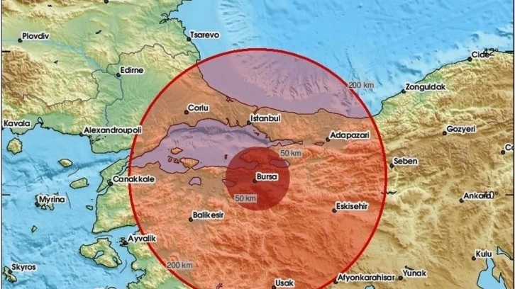 Son dakika: Bursa'da korkutan deprem!