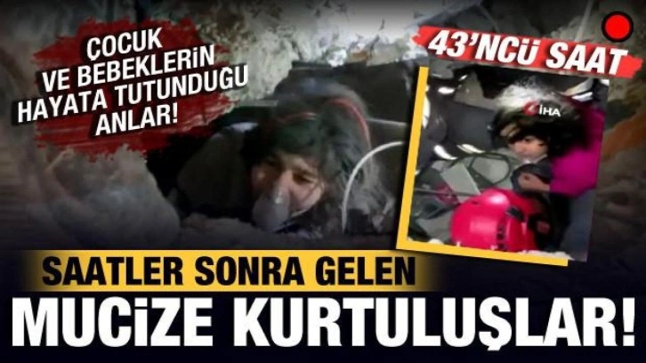 Son dakika! Deprem bölgesinde mucize kurtuluşlar: 4 yaşındaki Beyza sağ olarak kurtarıldı