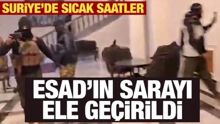 Son dakika: Esad'ın sarayı ele geçirildi!