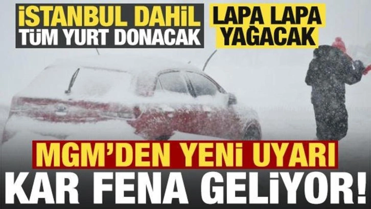 Son dakika: Kar fena geliyor, Meteoroloji'den yeni uyarı! Bolu'da yağış başladı...