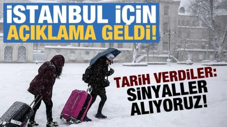 Son dakika... Kar yağışı için tarih verildi: Sinyaller alıyoruz! Meteoroloji de uyardı...