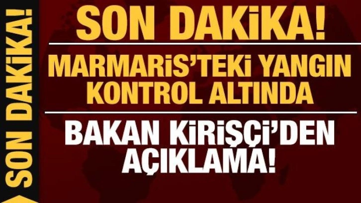 Son dakika: Marmaris'te 4 gündür devam eden yangın kontrol altında