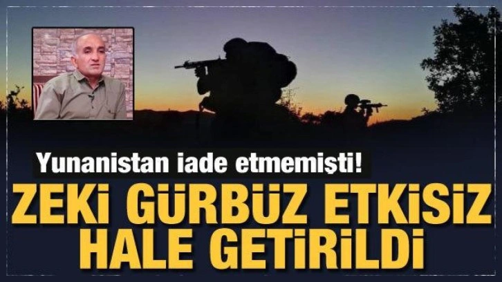 Son Dakika... MİT'ten nefes kesen operasyon: Zeki Gürbüz etkisiz hale getirildi!