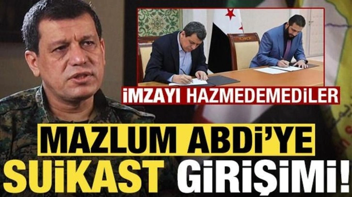 Son dakika: SDG elebaşı Mazlum Abdi'ye suikast girişimi! İmzayı hazmedemediler...