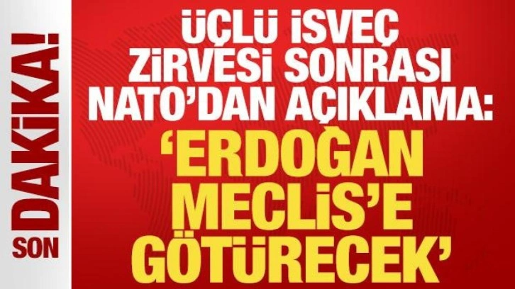 Son dakika: Stoltenberg: Erdoğan İsveç için protokolü devam ettirmeyi onayladı