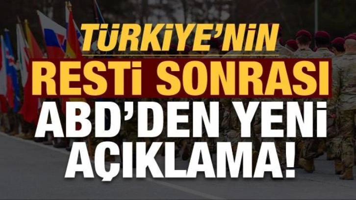 Son dakika: Türkiye'nin resti sonrası ABD'den yeni NATO açıklaması!