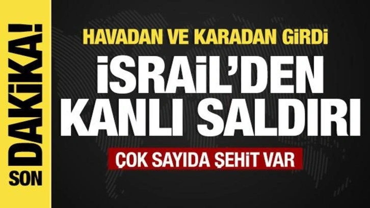 Son dakika...İsrail, Cenin'e saldırı başlattı! Çok sayıda şehit ve yaralı var