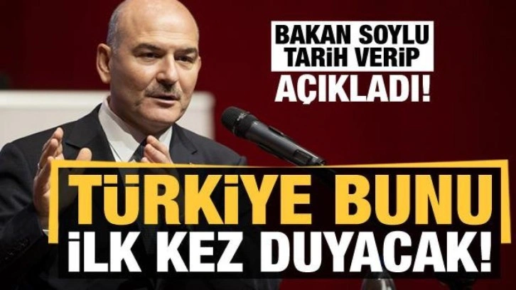 Soylu'dan son dakika açıklamaları: Bir operasyon yapacağız, Türkiye bunu ilk kez duyacak!