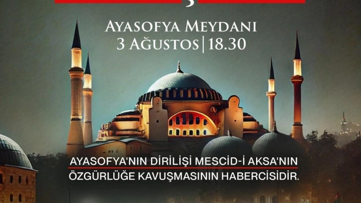 STK'lar Haniye'nin son çağrısı için harekete geçti! Binlerce kişi Ayasofya'da buluşac