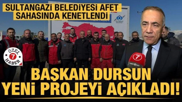 Sultangazi Belediyesi afet bölgesi için kenetlendi: 