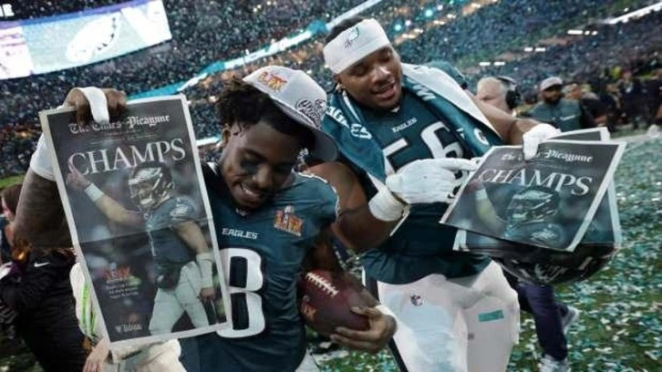 Super Bowl'da Philadelphia Eagles şampiyon