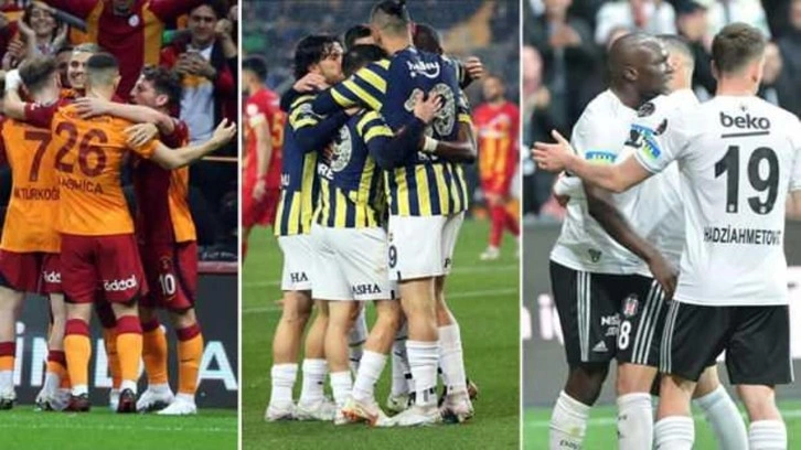 Süper Lig'de son düzlük! İşte hafta hafta şampiyonluk hesapları