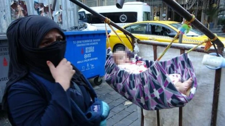 Taksim'de dilenci kadın basın mensubunu tehdit etti!