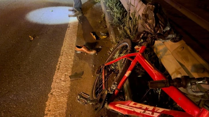 Taksinin çarptığı bisikletin sürücüsü öldü