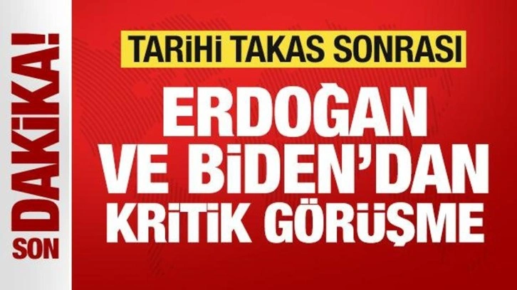 Tarihi adım sonrası Başkan Erdoğan ile ABD Başkanı Biden'dan kritik görüşme