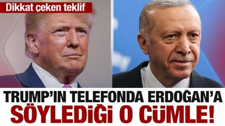 Tarihi görüşme! Trump'tan Erdoğan'a açık teklif! Dikkat çeken o cümle...