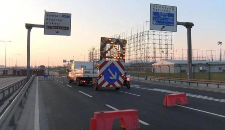 Tarihi yarımadada maraton öncesinde bazı yollar kapatıldı