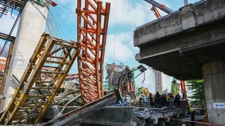 Tayland'da köprü inşaatı çöktü: 7 ölü, 30 yaralı