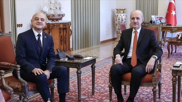 TBMM Başkanı Kurtulmuş, Polonya'nın Ankara Büyükelçisi Lang'i kabul etti