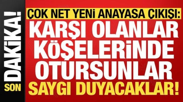 TBMM Başkanı Kurtulmuş'tan net 'yeni anayasa' açıklaması!