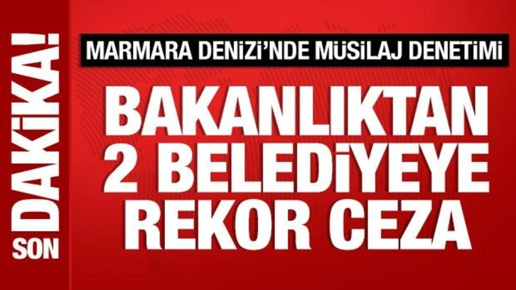 Tekirdağ ve Balıkesir belediyelerine 10 milyon liralık ceza