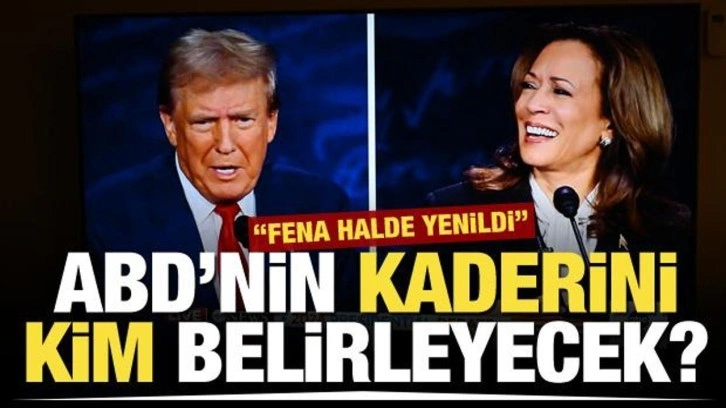 Trump ile Harris münazarası sonrası bomba sözler: Fena halde yenildi