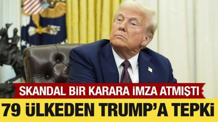 Trump'ın skandal UCM kararına 79 ülkeden tepki!