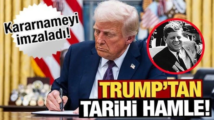 Trump'tan tarihi hamle! Kennedy suikastının gizli belgeleri açılıyor