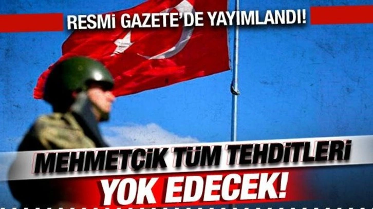 Türk askeri tehditleri yok edecek! Suriye ve Irak tezkeresi Resmi Gazete'de!