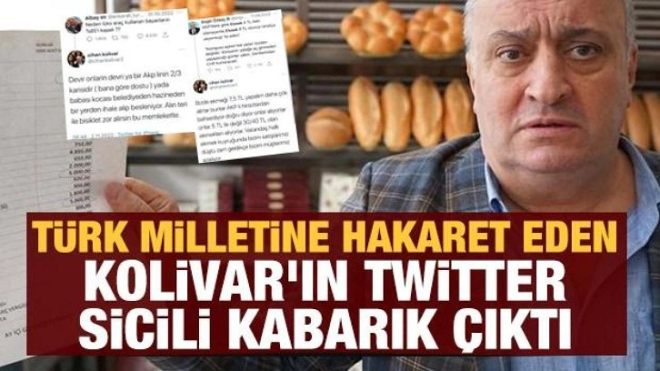 Türk milletine hakaret eden Cihan Kolivar'ın Twitter sicili kabarık çıktı