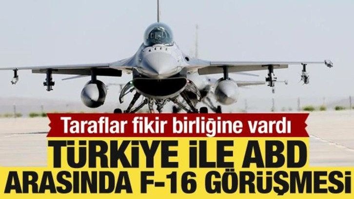 Türkiye-ABD görüşmesinde F-16 talebine ilişkin ilerlemeler ele alındı