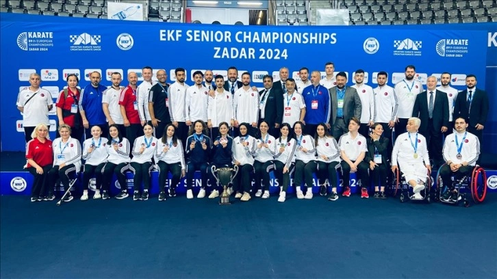 Türkiye Milli Karate Takımı, Avrupa şampiyonasını zirvede tamamladı