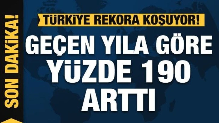 Türkiye rekora koşuyor! Turizm gelirlerinde büyük artış