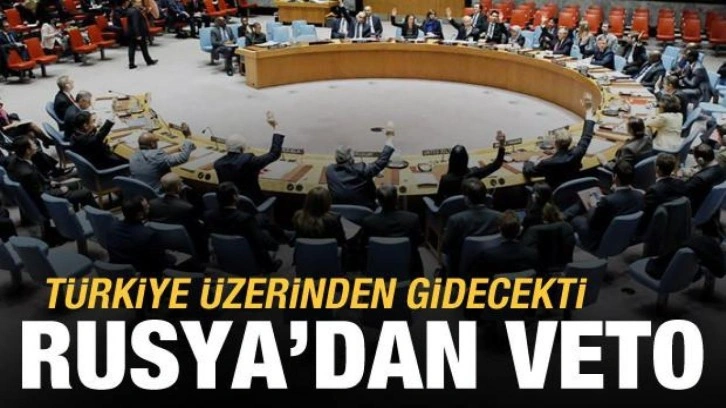 Türkiye üzerinden gidecekti: Rusya'dan veto