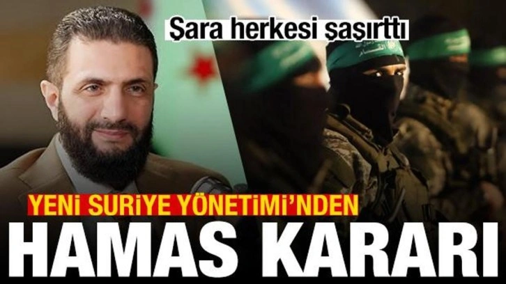 Türkiye ziyareti dönüşü Suriye'den sürpriz Hamas kararı