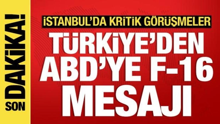 Türkiye'den ABD'ye F-16 mesajı! Blinken görüşmesinin ardından açıklama