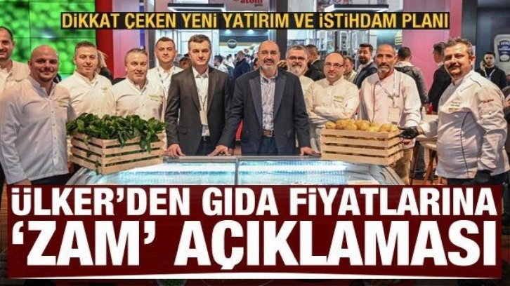 Ülker’den gıda fiyatlarına ‘zam’ açıklaması: Gıda enflasyonu beklemiyoruz