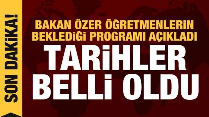 Uzman ve başöğretmenlik eğitim programlarına başvuru 1 Haziran'da başlıyor