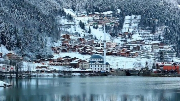 Uzungöl’ den kar manzaraları